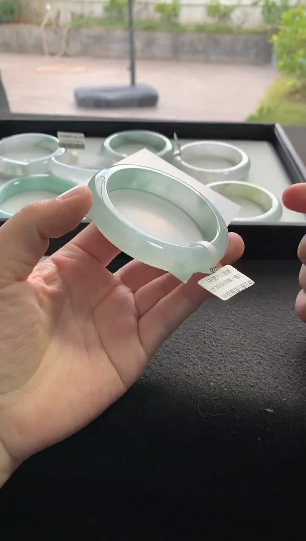 未镶嵌手镯翡翠56正圈买断Y3919