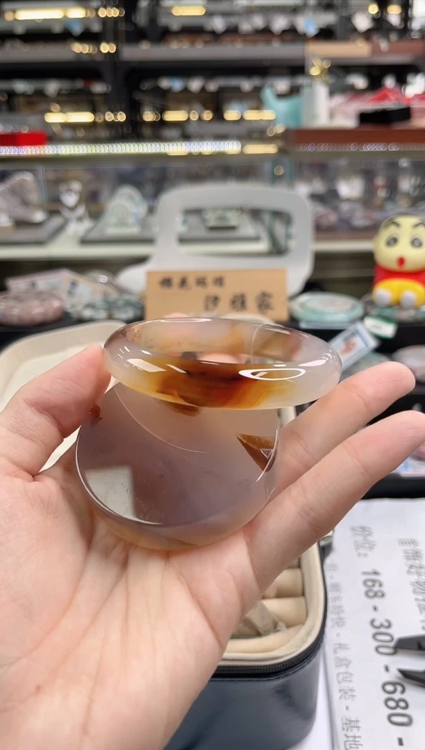 未镶嵌手镯石英质玉65圈口 （赠品镯心）38950