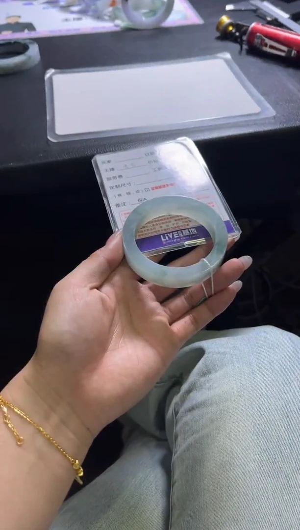 未镶嵌手镯定制翡翠独****丹定制手镯不退不换