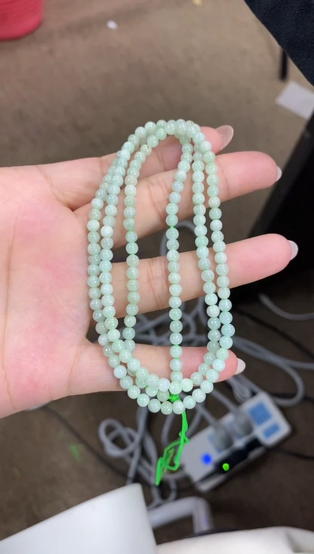 未镶嵌手链翡翠小米珠