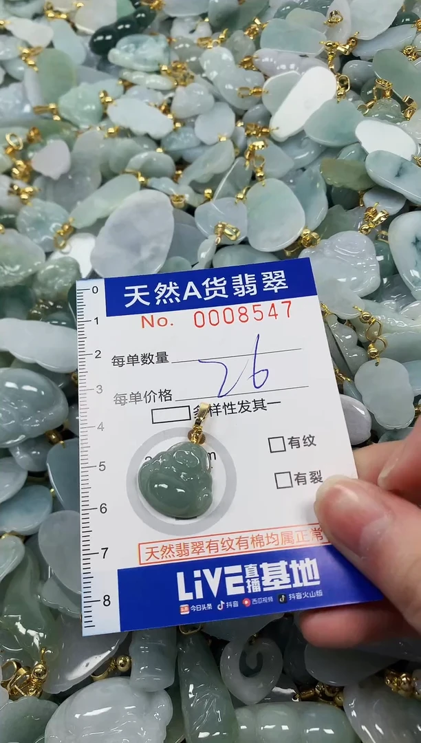 颈饰未镶嵌翡翠天然a货翡翠