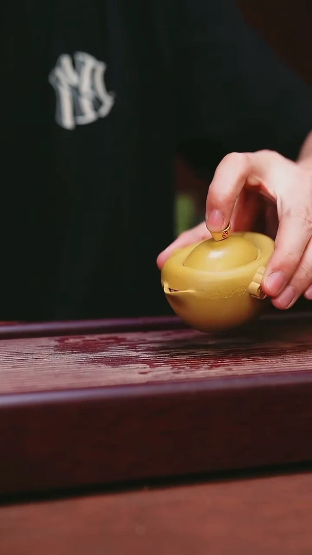 紫砂公道杯宜兴原矿紫砂  手抓元宝