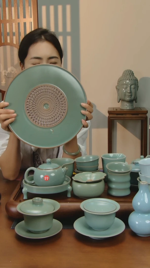 瓷片原产地原矿釉汝瓷