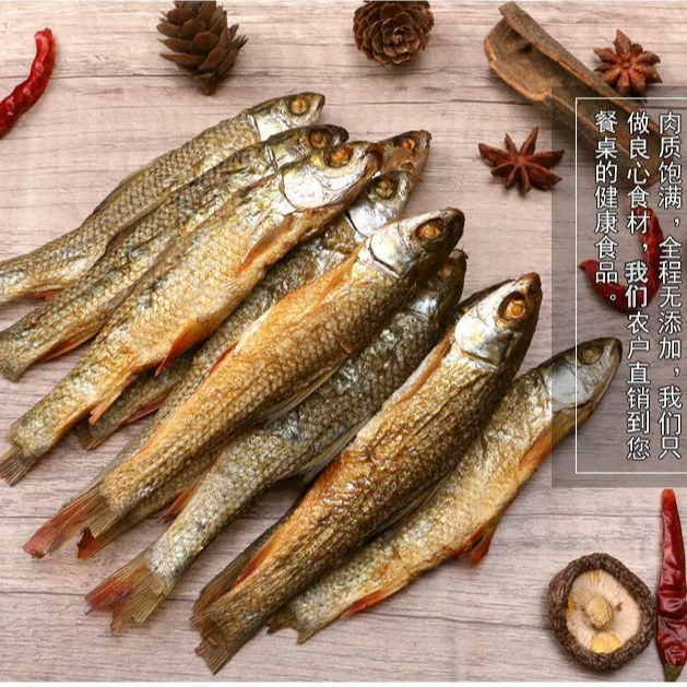 农家烟熏小桃鱼老乡自产自销去内脏不苦500g包邮烟熏淡水小鱼干