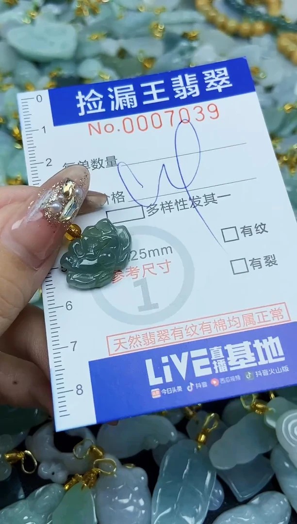 翡翠未镶嵌颈饰天然A货翡翠