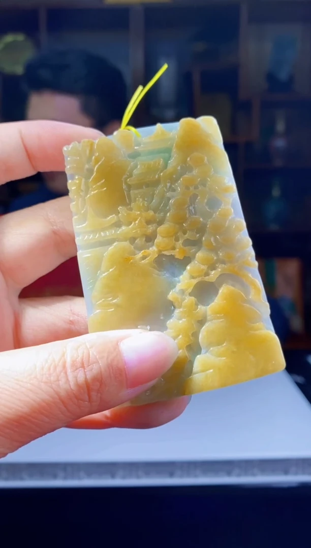 定制翡翠未镶嵌LL翡翠毛货WZ-36