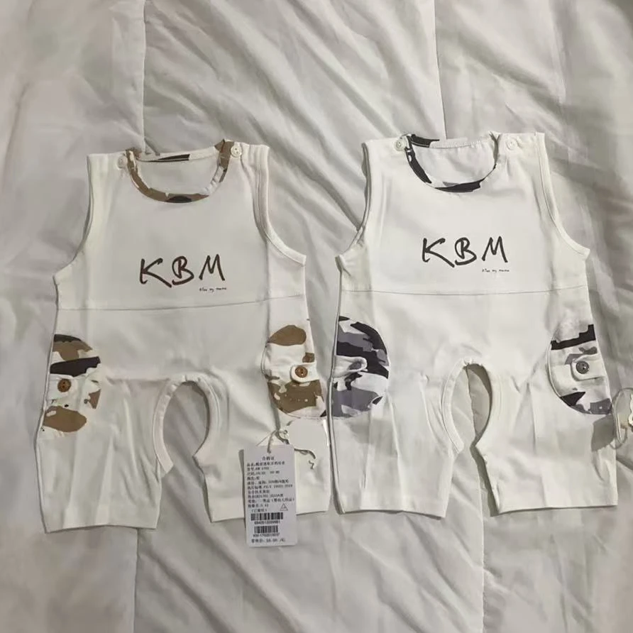 酷炫迷彩开档哈衣