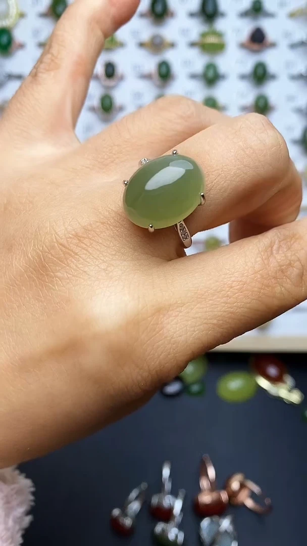 【闪购商品】和田玉戒指未镶嵌1