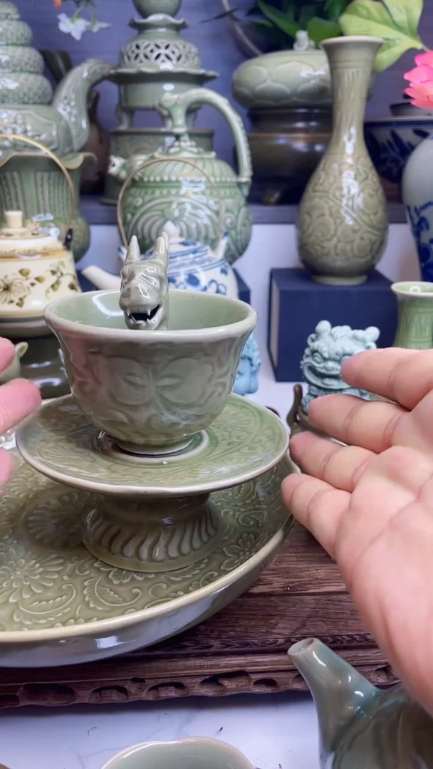 【闪购商品】龙头公道杯加莲台