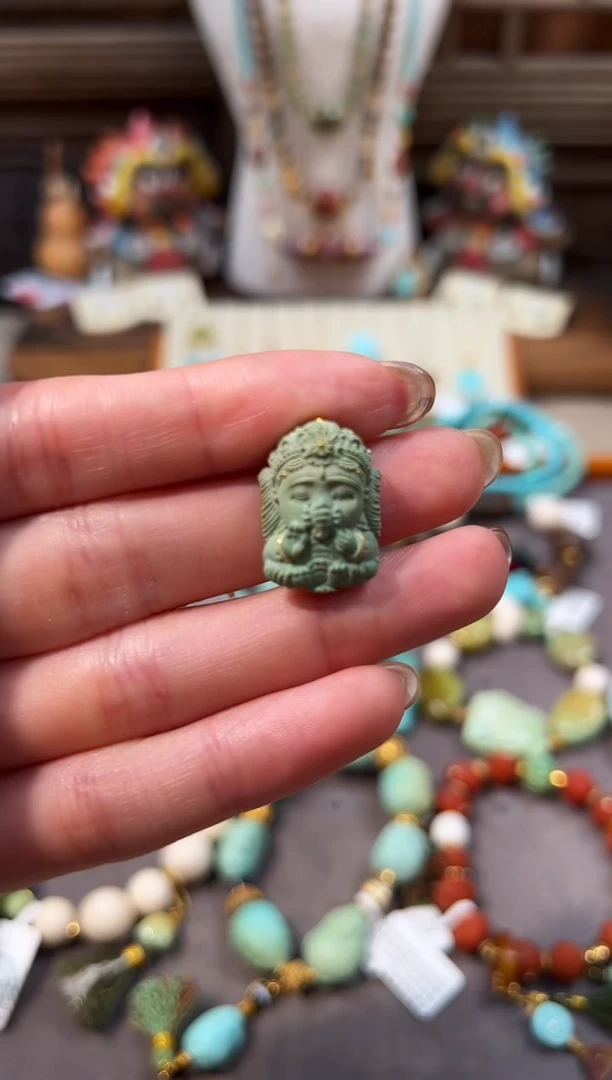 未镶嵌绿松石配饰绿松石配饰象神