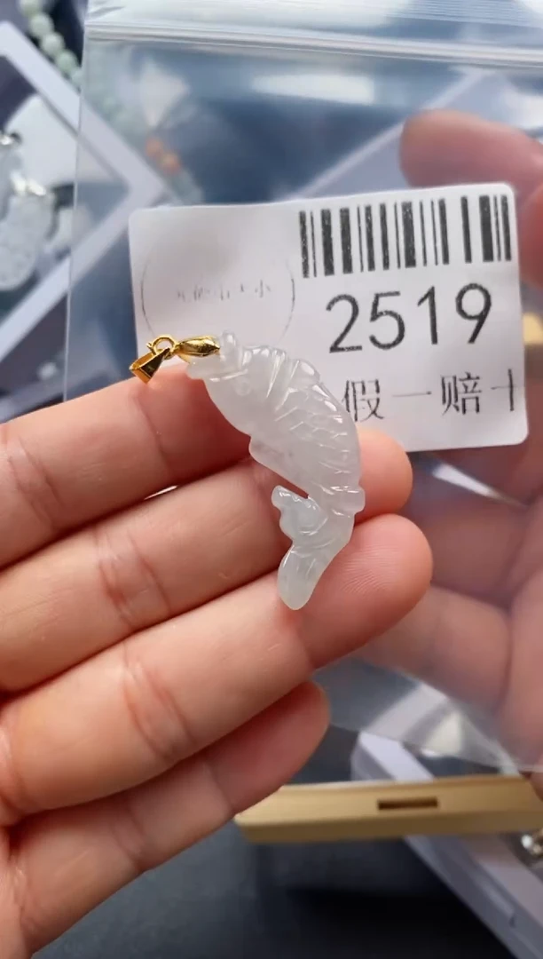 翡翠未镶嵌吊坠(不含链)2519
