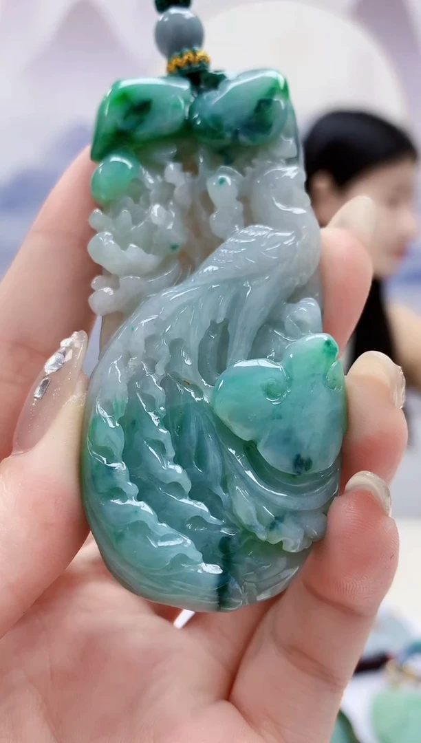 未镶嵌定制翡翠4812jw-毛货挂件5