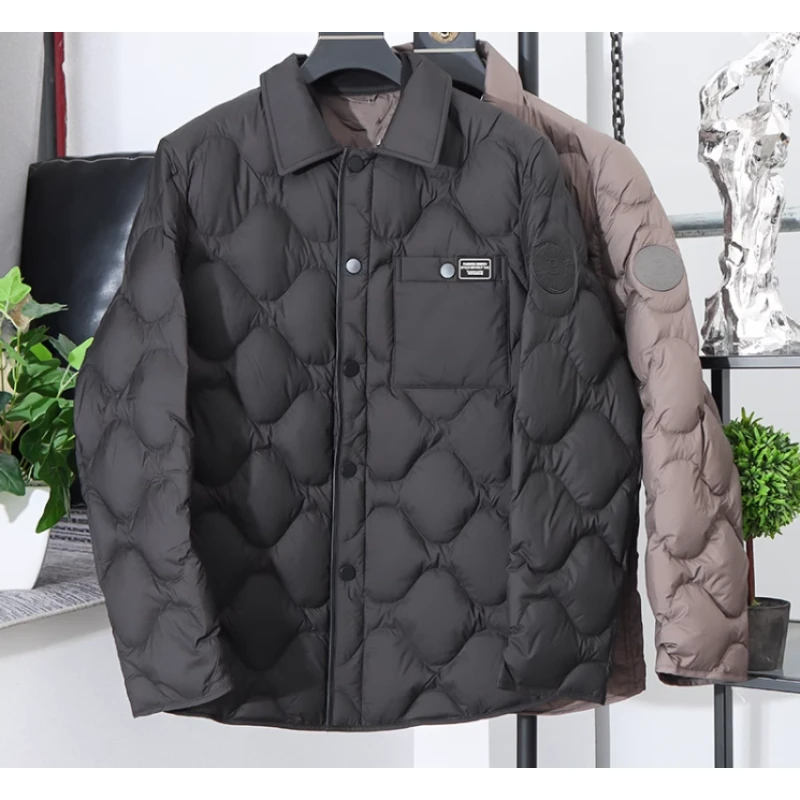 S家 秋冬款休闲男士潮保暖轻薄简约羽服1732