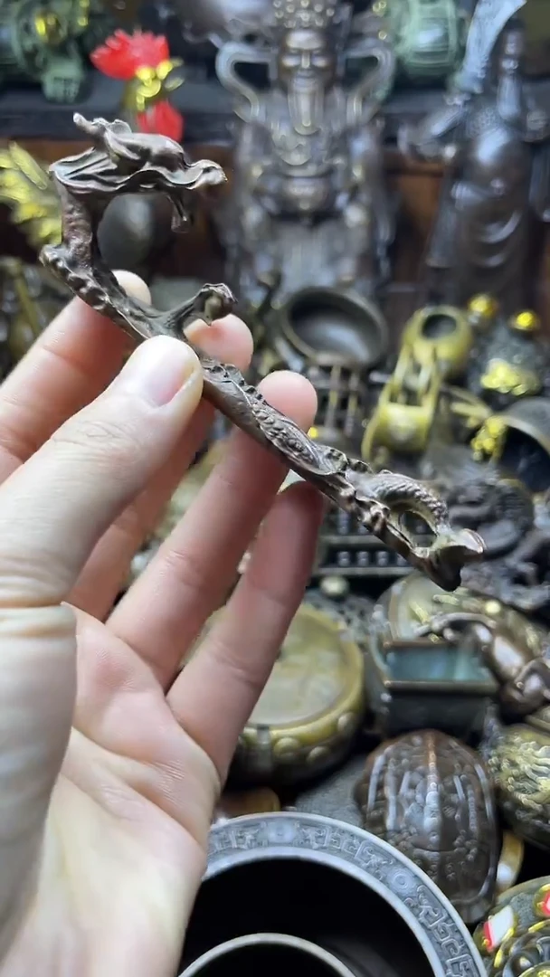 闪购链接，点击下单，有运费险，铜摆件