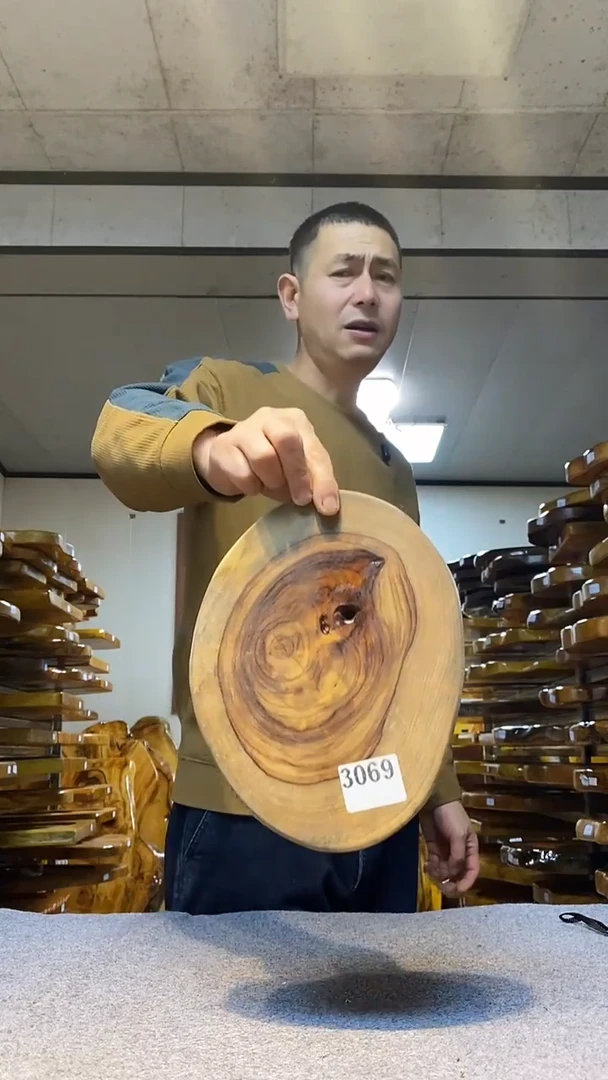 实木原木茶盘 一物一拍(不含配件）