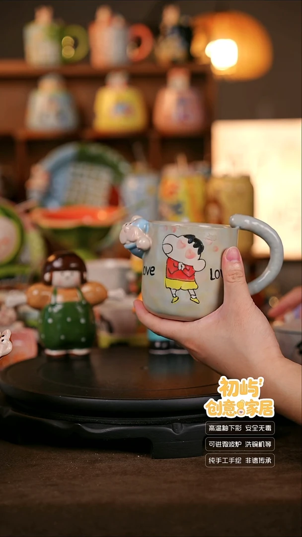 陶瓷手工手绘陶瓷直播间