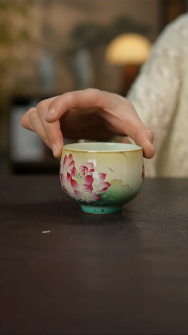 杯景德镇陶瓷杯碗柴烧多人瑕疵