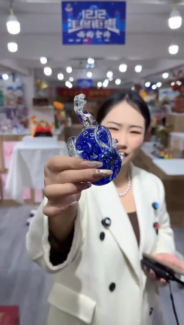 【闪购商品】琉璃简屿花器C-品49