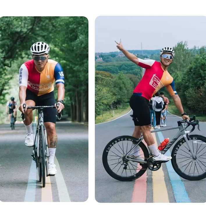 SWG铭胜专业骑行服男女单车骑行裤DIY设计免费定做（定制-连体服）