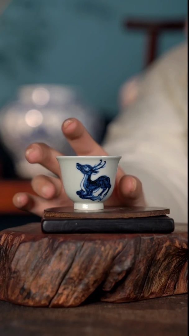 含真藏古 小鹿杯杯