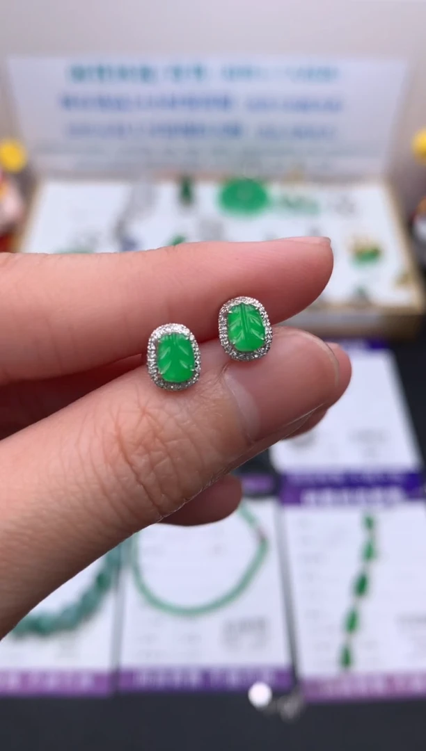 【闪购商品】定制翡翠18K金镶嵌模式推广期24小时鉴赏期