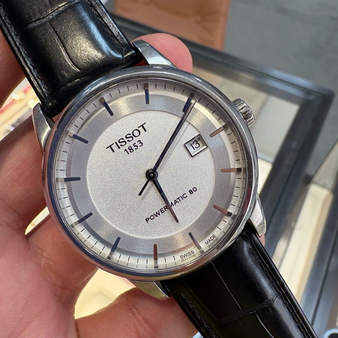 95新 Tissot/天梭 经典 自动机械 316L精钢 41毫米 专柜价5250