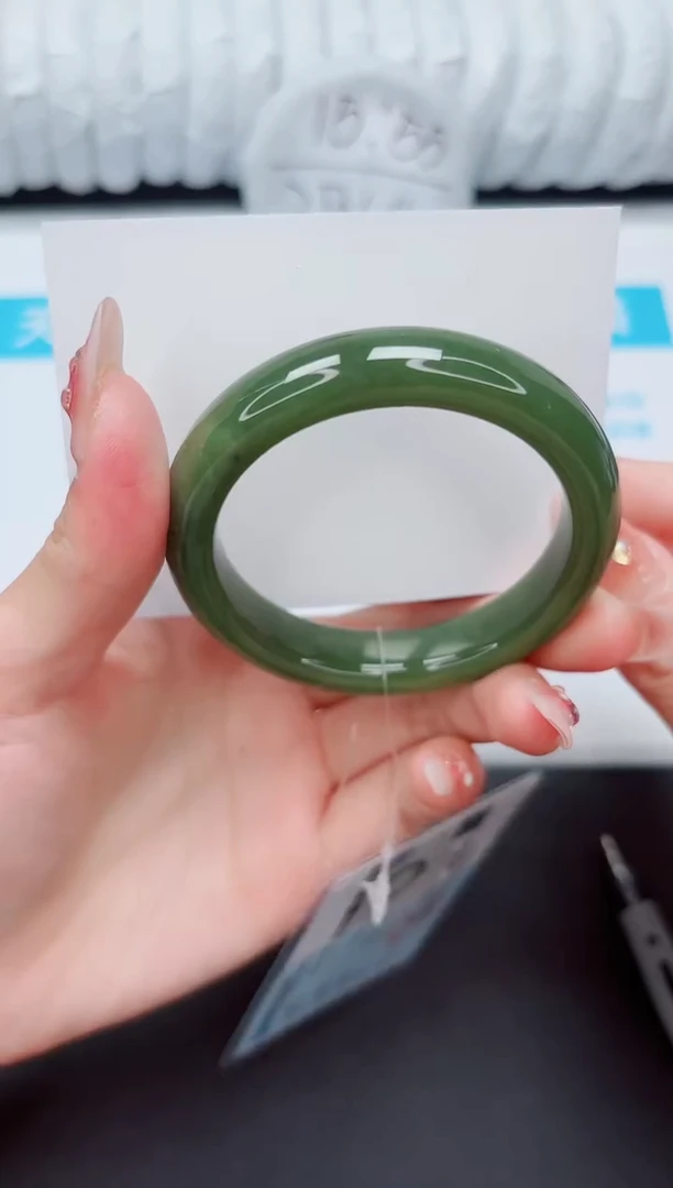 手镯和田玉未镶嵌M92-58.4DBL