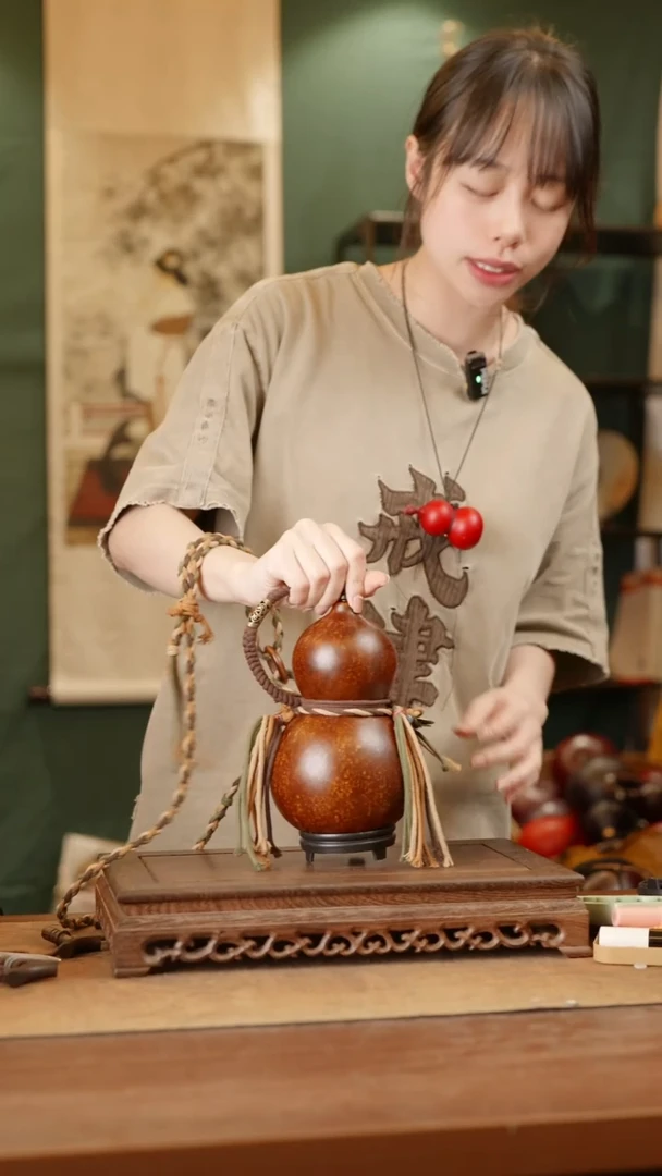 273号精品天然大漆酒葫芦一物一拍~