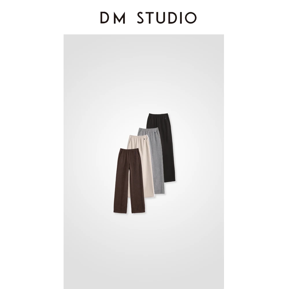 【DM】热气球 | 设计师女款休闲直筒裤纯色运动百搭宽松裤#9101