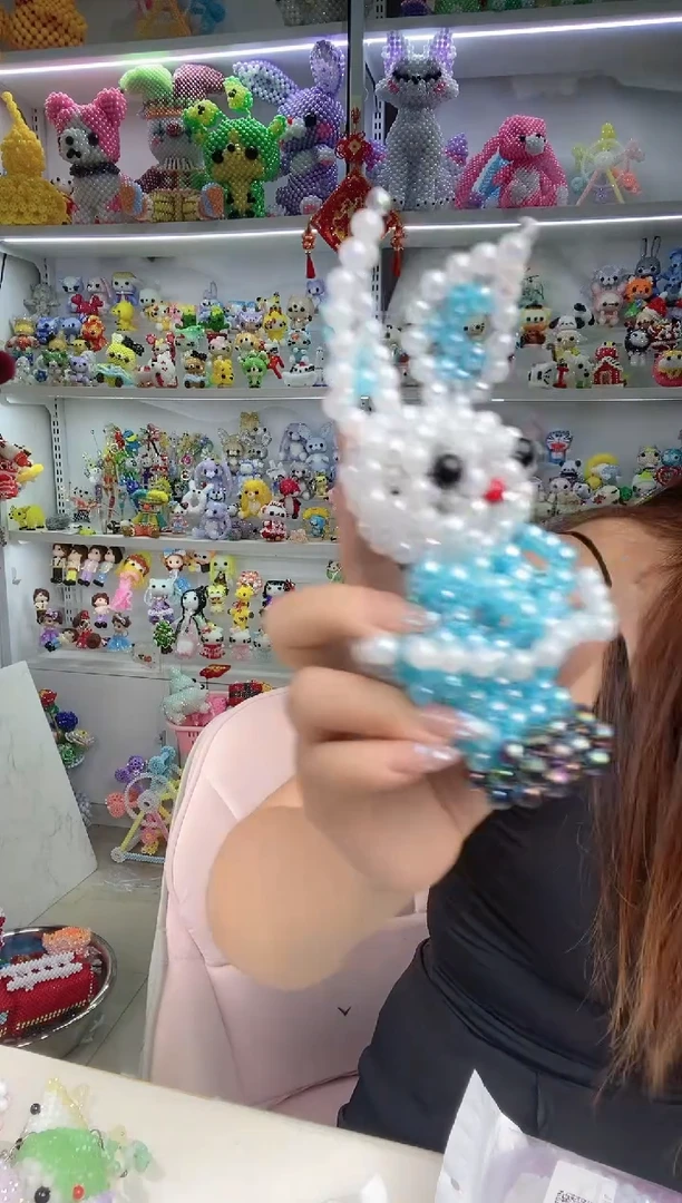 玻璃23121卡8马贝彩吉祥兔材料包