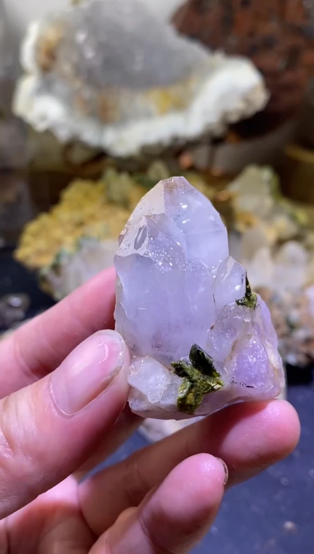 未镶嵌珠宝半成品水晶40号四川美姑花园水晶