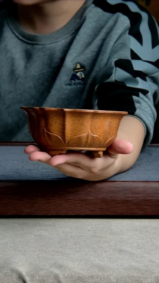 紫砂花盆13*5.5内径尺寸