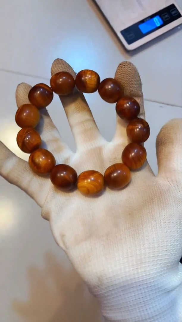 柏木（崖柏）闪枣子单条北太行崖柏手把件手串