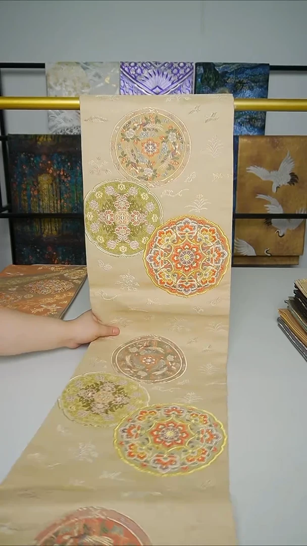 织绣织锦39宝象花