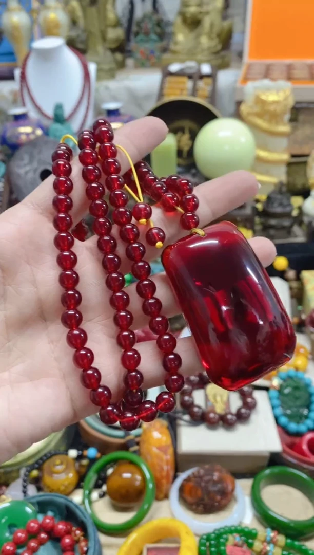 【闪购商品】血珀颈饰未镶嵌主播推荐主播推荐