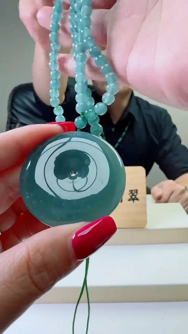 颈饰未镶嵌翡翠天然A货翡翠  多样性随机发其一