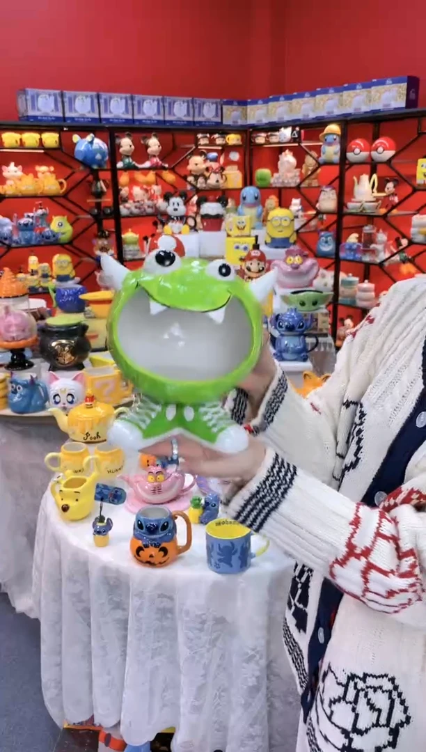 【闪购商品】.@@小怪兽玄关摆件收纳