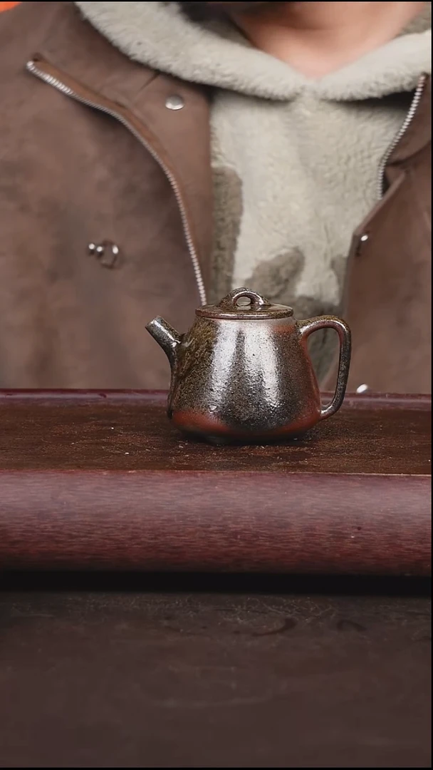 茶壶紫砂柴烧 壶