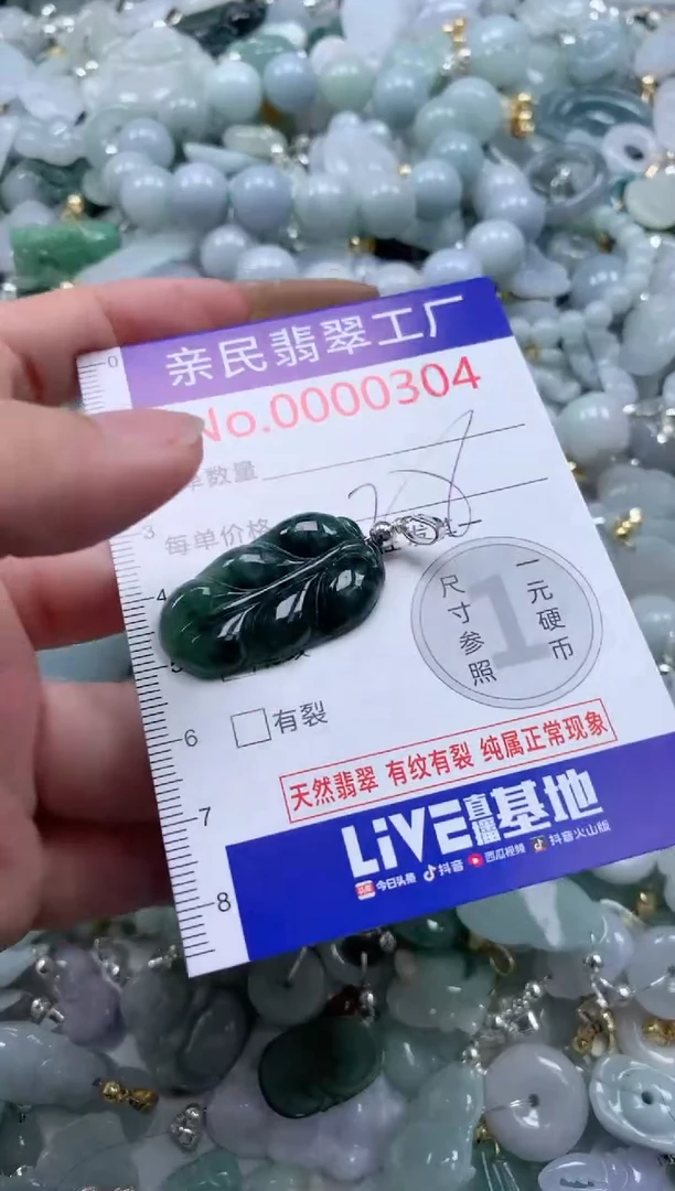 翡翠未镶嵌吊坠(不含链)304