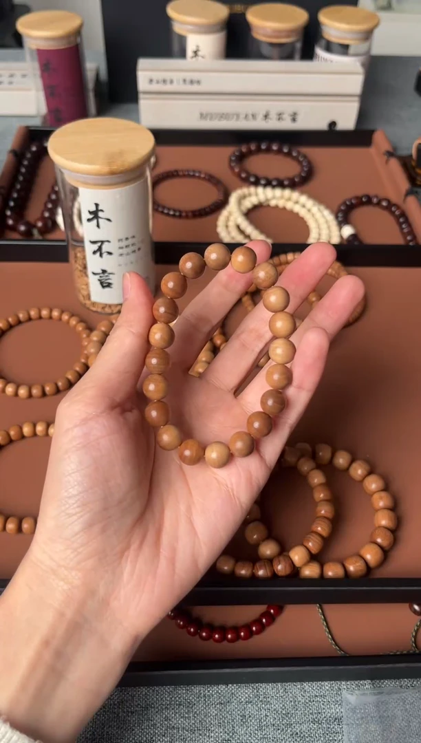 檀香木手串/手链1.0横纹沉水