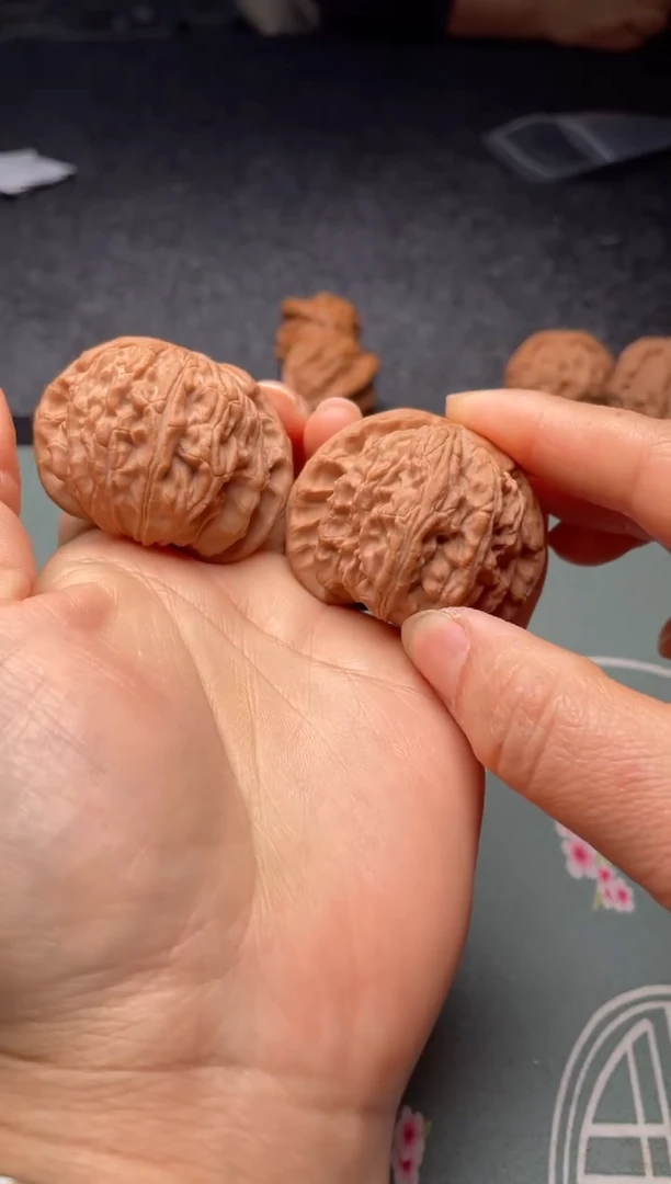 把件文玩核桃w353  白狮子   47