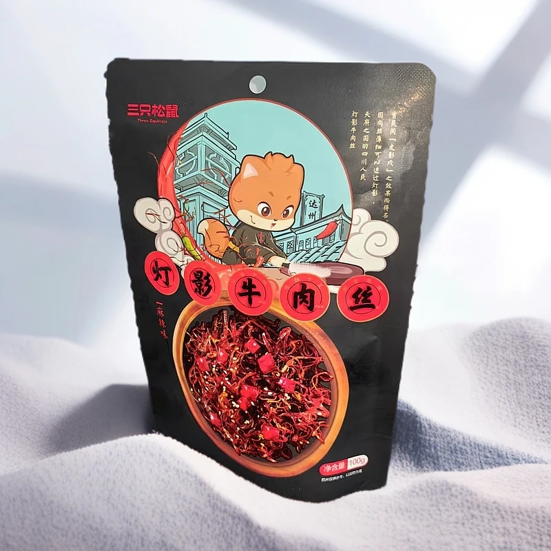 【25.11.06到期】 灯影牛肉丝（麻辣味）100g/4袋