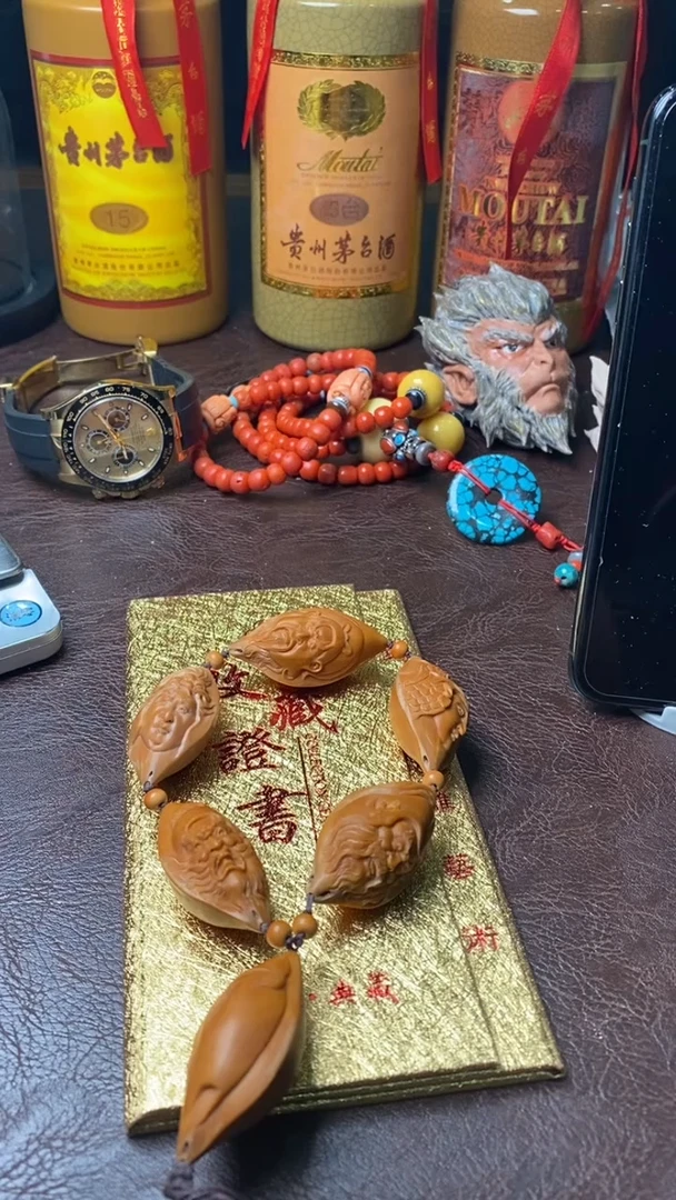 【闪购商品】橄榄核手串/手链10-五虎上将手串