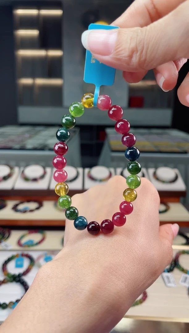 【闪购商品】碧玺单圈手串未镶嵌（多样性发一条）Q