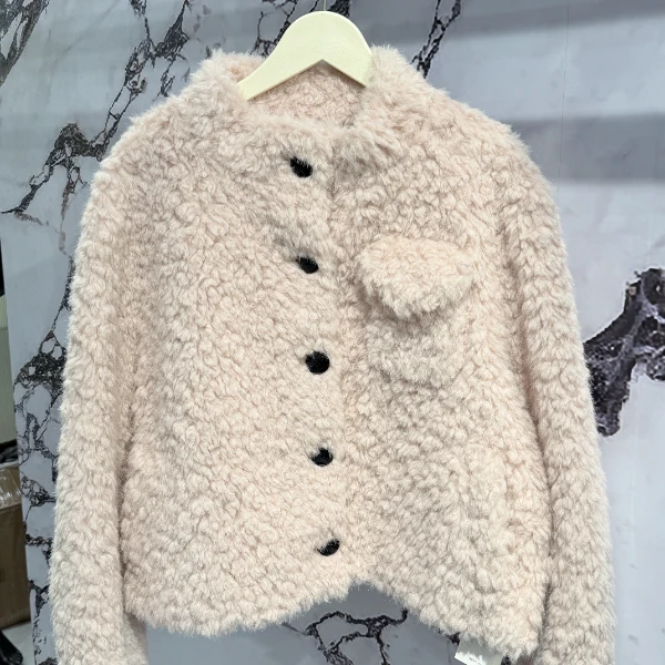 【李不了】宽松型圆领秋冬外套