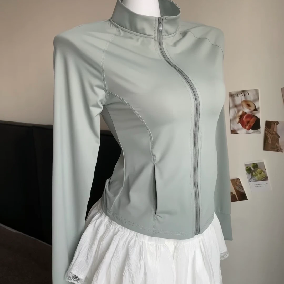 （sin立领防晒衣）显瘦防紫外线防晒服长袖运动休闲夏季弹力透气