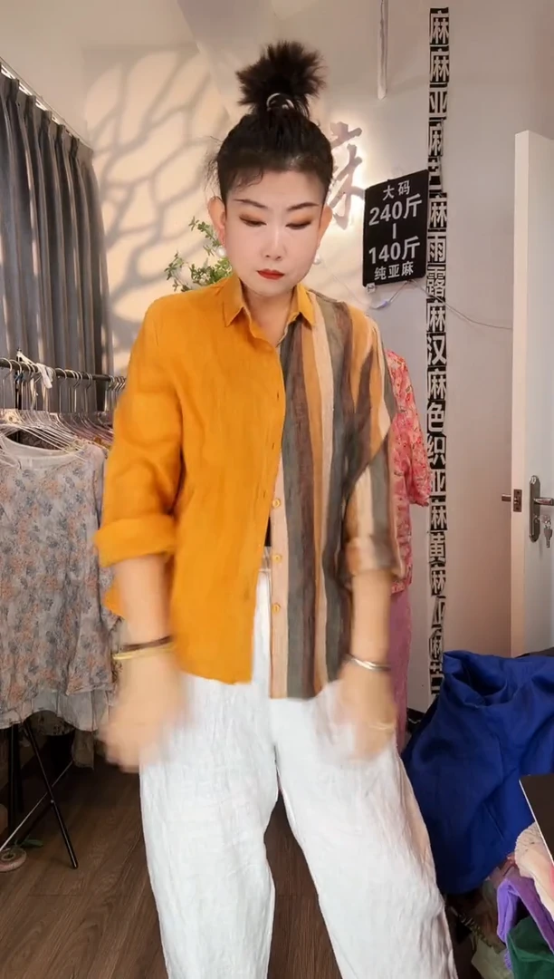 亚麻大码女装系列。