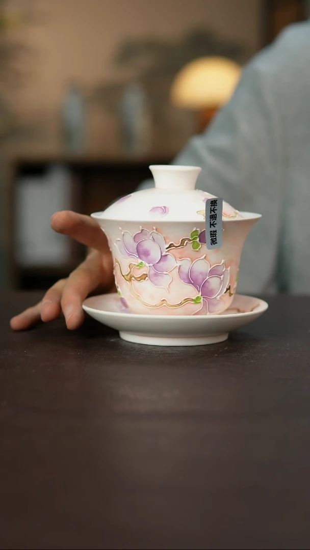 杯景德镇陶瓷杯碗柴烧瑕疵