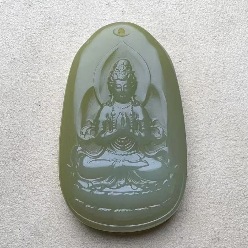 青海昆仑山翠青坐莲观音