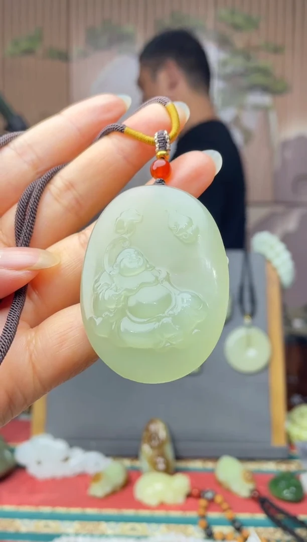 未镶嵌和田玉挂件拍一发一
